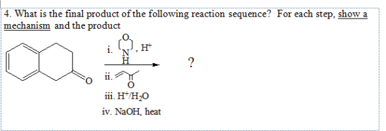 What is the final product of the following reactio