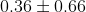 0.36 0.66
