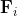 \mathbf F_i