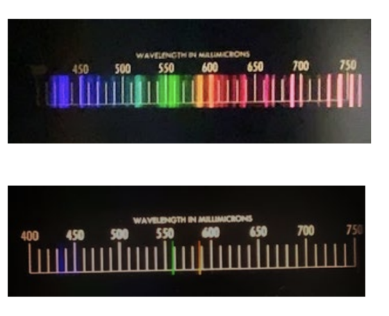 WAVELENGTH OV MRLMICHONS 500 SSO 600 650 450 700 750 400 450 WAVELENGTH IN MILLIMICROINS 550 600 650 700 500 750 uli