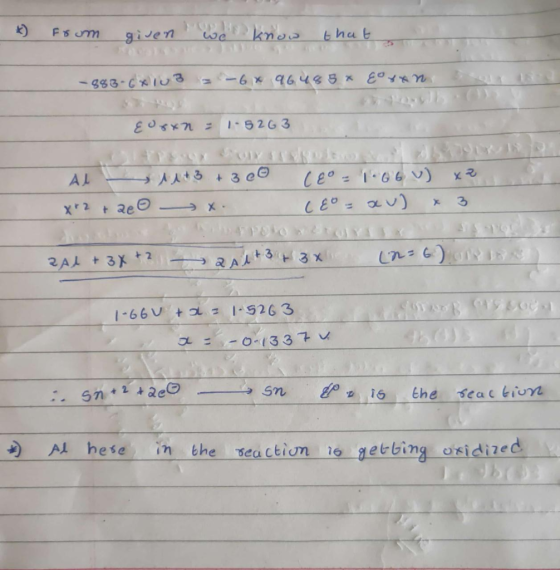 * from given we know that -883-6x103 = -6 x 9.6485x coron E 08*7 = 1.5263 Alt Xr2 + zeo + 3 + 300 x. (80 = 1.06u) x2 (Eo-au)