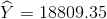 Y = 18809.35