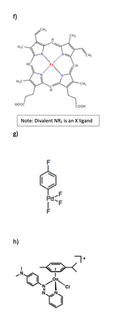 COOH Note: Divalent NR2 is an X ligand