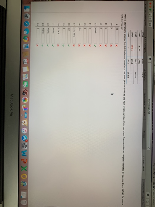 2012 6.83 with no values.) 9 57 10 3 MacBook Air
