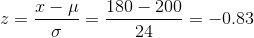 180-200 24 x-μ 0.83