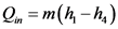 Qu=m(h-h,)
