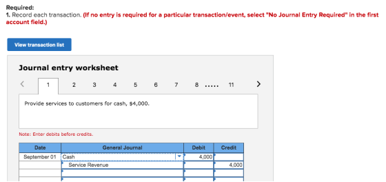Required: 1. Record each transaction. (If no entry is required for a particular transaction/event, select No Journal Entry R