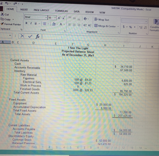 SM2594 (Compatibility Mode] - Excel DATA REVIEW VIEW 35.. HOME INSERT PAGE LAYOUT FORMULAS X Cut Arial -10A A Be Copy Format