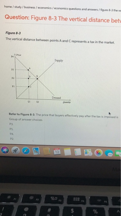 home / study / business/ economics / economics questions and answers/ figure 8-3 the w Question: Figure 8-3 The vertical dist