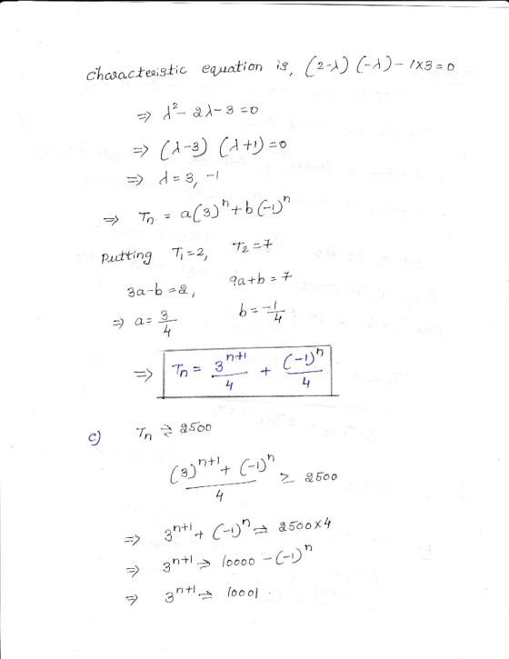 Chasacteïstic equation is, (2 )(-λ)-1x8.0 2 3a-ba 9 n-Hi nナ!