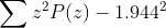 2P(z) - 1.944