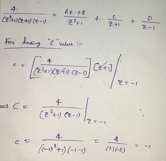 7th For finding C value: - -1 - Lasero cu] can ca ( <= coff) L-14wenn Izs-1