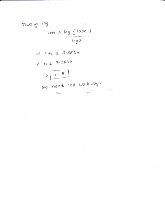 Taking log nt 2 log CloooD log 3 → hti , 8.3837 ヲ we need xe walk way