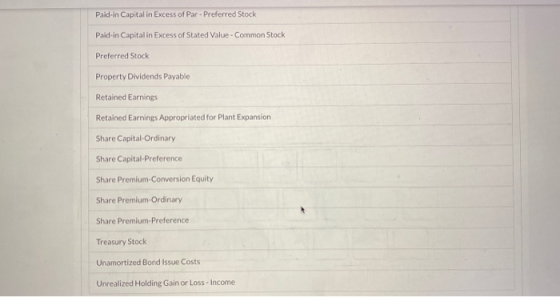 Paid-in Capital in Excess of Par. Preferred Stock Paid-in Capital in Excess of Stated Value - Common Stock Preferred Stock Pr