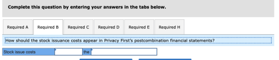 Complete this question by entering your answers in the tabs below. Required A Required B Required C Required D Required E Req