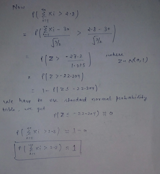 Now Plexi > 2.8) =pl&x - 30 , 2.8-30) 7 Pl / . (2> 27.2 where zu No, 1) 1:225 P[2 7-22-204) - Plzs - 22:204) to use standard