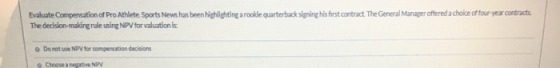 Evaluate Compensation of Pro Athlete Sports News has been highlighting aroolde quarterback signing his first contract The Gen