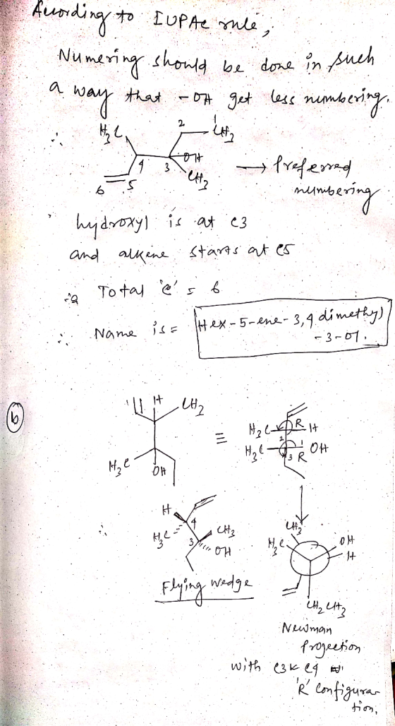 to IUPAC sule According Numering should be done in such way that ot get less numbering 2 HL ot 4 Preferred numbering hydroxyl