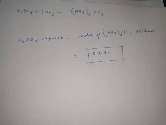 на ?о ми - (4) Hypoy require mols of (NH4); poy pro duny