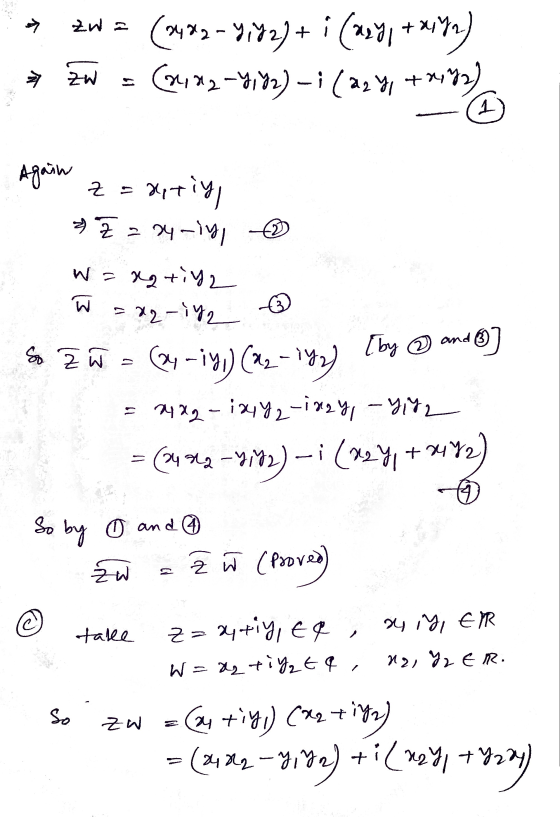 * Zw= (2487 - 9,82]+ i (asy + xya) * ZW = (2,22-Y,02) -; (224, +242) Again zaatiy * z = 24-iy, W = xotiy W = r2-ig, o So Zw =