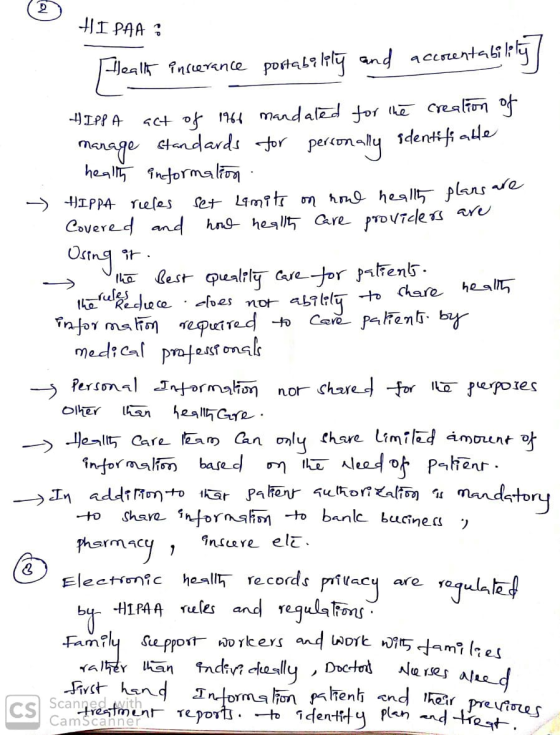 HIPAA : Health inscerance portabelily and accorentabilly / HIPPA act of 1966 mandated for the creation of manage standards fo