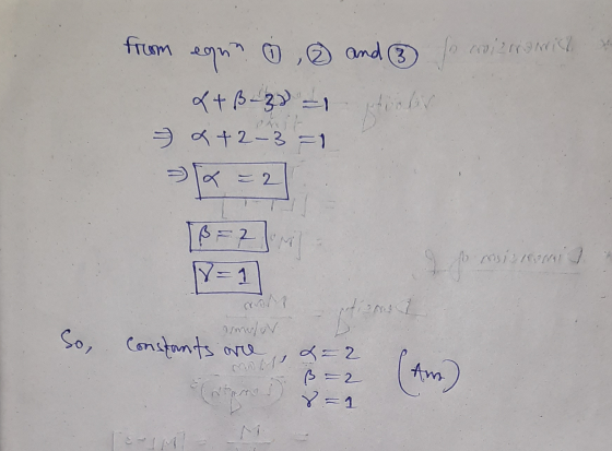 from egun and 3 so crviziranih &+B-37 = 1 32+2-3 =1 Pa = 2 [ß = 2 sosizioni 18=1 2941 som Soi amula Constants 2=2 ß = 2 (Am)