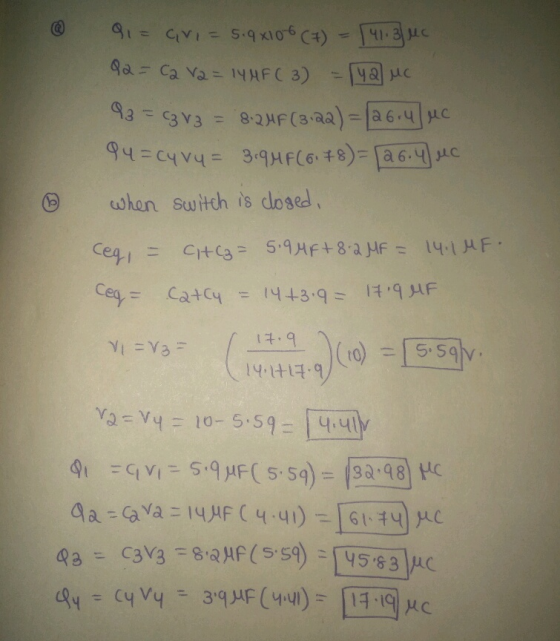 93=c3 V3 8.2HF(3.aa)-[a6-Ч]με = 9 ωhon suitch is closed, се, ะ CatCy =1443.qs lt ,THF 41 sqvi-54pF( 5. Sq) =Isa.qe) HC 41