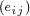 \tiny \left(e_{ij}\right)