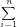 \tiny \sum_{i-1}^{n}