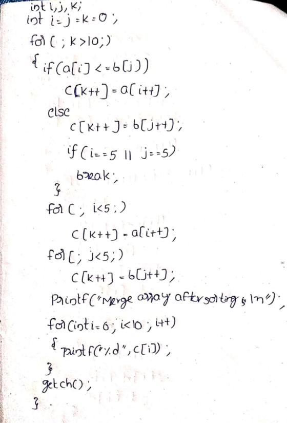 int j, K int i-jk-O fol klo;) (009-70)00J Clse c[Kt+J bjtt) if Ci5 j5) b32ak foi Ci<5 c [K++]- alitt) fol j<5,) c[kt+J6Citt