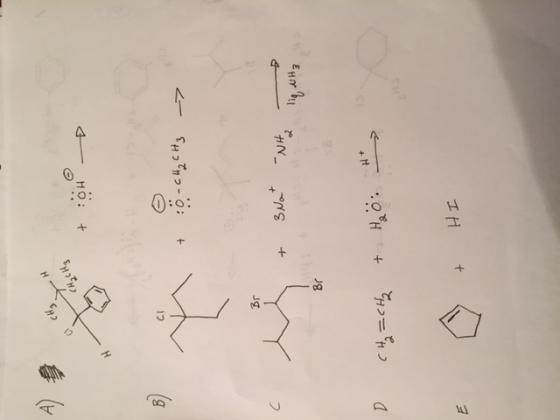 + HD CI 4 : s O - C 4, C H. y 7 Br 3M. Nt D lig w H , , Br C=H + HO: #*,