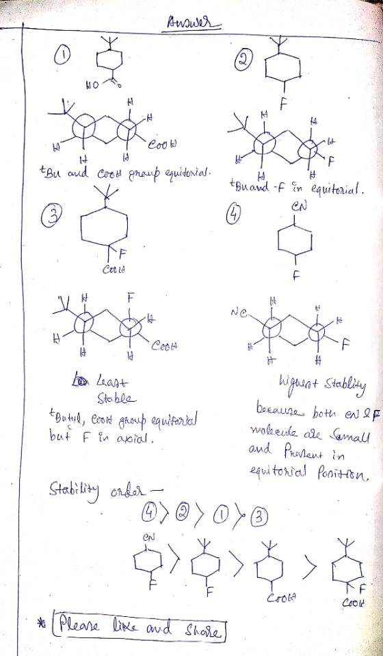 Answer H tBu and id cool group equitorial tBuand -f in equiterial. © en Cet LA CL HTTPetit Led Leadt - Stable Butyl, Coont gr