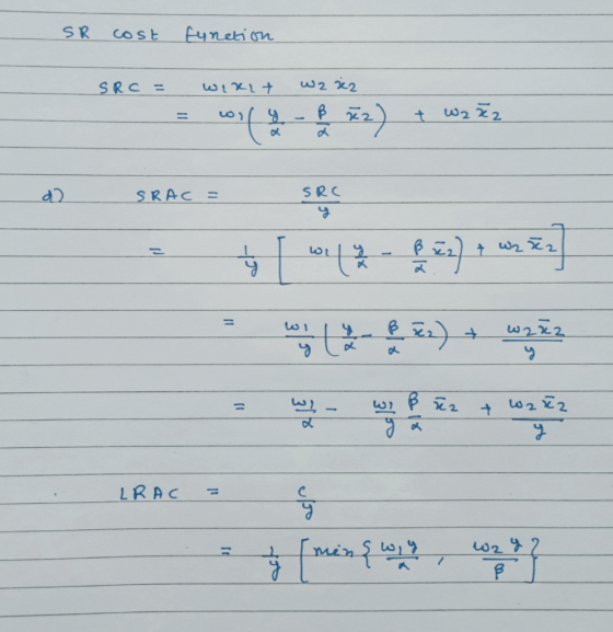 SR cost function SRC = wikit warez d SRAC = SRC SRAC = spc - $ [ 042 Aus &r - wyle 3.) + wpła - wiß na wała LRAC = LRAC = 9