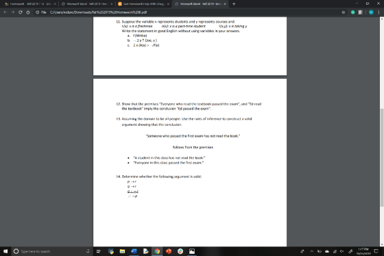 Microsoft Word Fall 2019 Home X + Hamnok Fall 2019TU Disc X Microsoft Word Fall 2019 Ham: x C Gat Hamework Help With Chege x