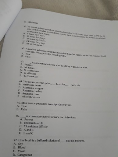 41. Ten s i on place C A 6 hours for 2 days 12 hours for 3 days 24 hours for 3 days D 24 hours for 2 days All of the above 42
