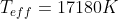 Teff = 17180K