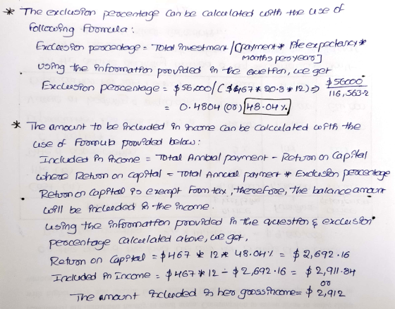 * The exclusion percentage can be calculated worth the use of Following roomcela : Excersion percentage - Total Povestment /