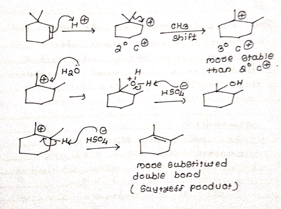 CHE 9h7 mode Stable than a ce HO TOH HSC mode substituted double bord ( Saytreff pooduct)