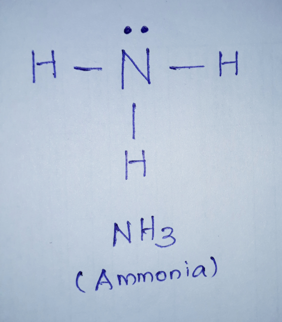H-N-H za NH3 (Ammonia)