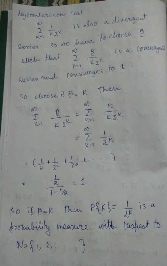a-divergeよ to choose E , s also Σ K-I k2K , K So 사てhave 2 Sersies es lon thut 2 や conwerges to 4 工邑 K- K2 2 2223 2