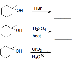 -ОН HBr Ста ОН H2SO4 heat ОН Croz H30