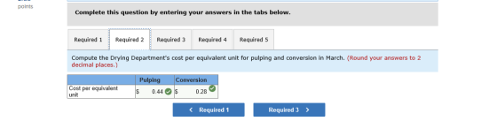 points Complete this question by entering your answers in the tabs below. Required 1 Required 2 Required 3 Required 4 Require