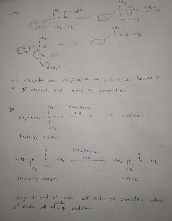 е н. -А, а си з ць с — он і в — сиси, си, - с си, c=CH-CH₂ Пів сн - си HI 050H It will under goes dehydration in with H2SO4 b
