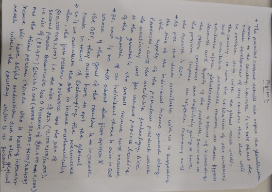 Page No.1. > will try then, that The provided current details care before the globalizat it we talk about. dreach to the cont