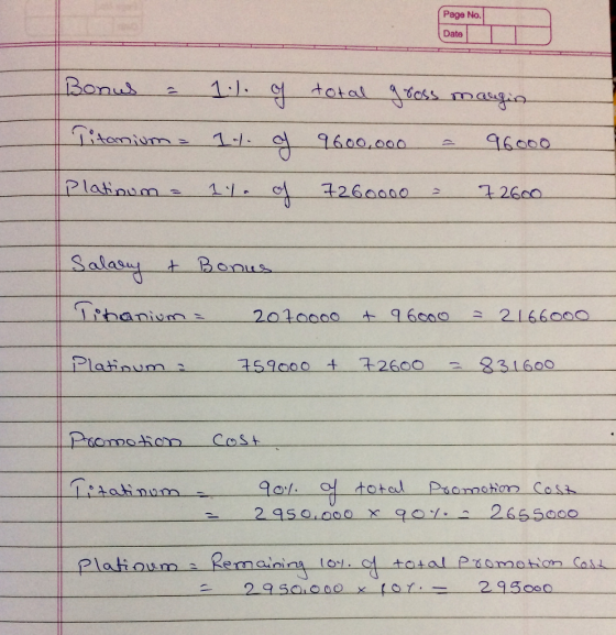 Page No. Date Bonus 1 :/. 에 total 43 Salasut Bomus Plainum 150004 12600 23160o