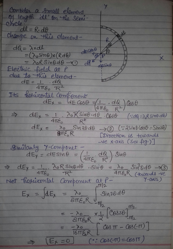 Consiter a Small elomerd dl R. di cl Electic fietol at P Cempenenb 4TTS BTEo R [Direction-iS-touands ve x-axis (See f 6IT