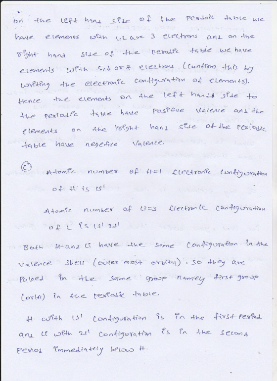 the Pes dole tuble ight hand Stue of e eebudbe we have c kaons (Confirm this by tten ce -the- elements 田八 -Che left han of th