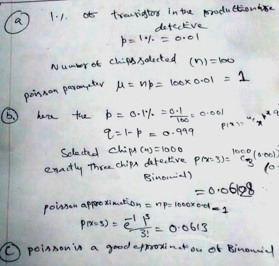 1.7 @ 1.1. of productionarse transistor in the detective þ= 10%. = 0.01 6 paq Piaga Number of chips selected (n =100 poinson