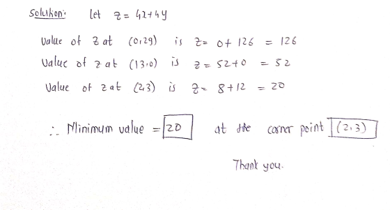 solutiont let q=42+44 value of Zat (0,29) is Z= of 126 = 126 Value of zat (1310) is z=52+0 = 52 Value of zat (23) is 2 = 8+1