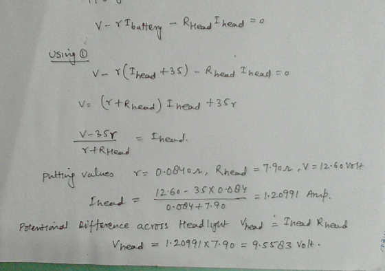 usina Potentmel Difference across Head l ヘ
